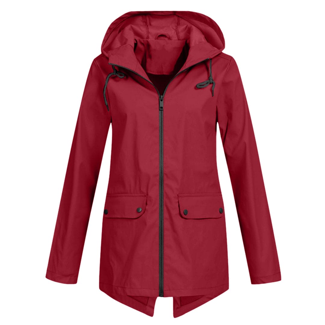 Waterdichte damesregenjas met capuchon – Ottoline