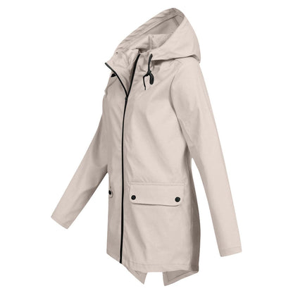 Waterdichte damesregenjas met capuchon – Ottoline