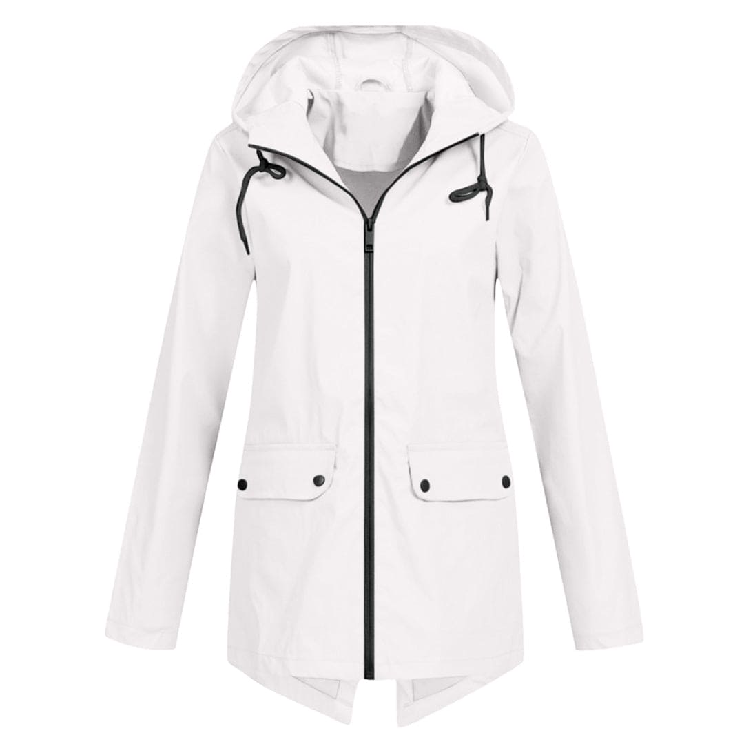 Waterdichte damesregenjas met capuchon – Ottoline