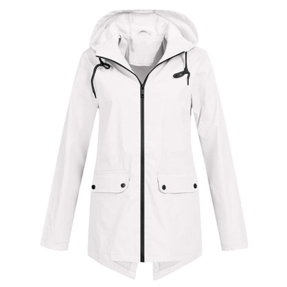 Waterdichte damesregenjas met capuchon – Ottoline