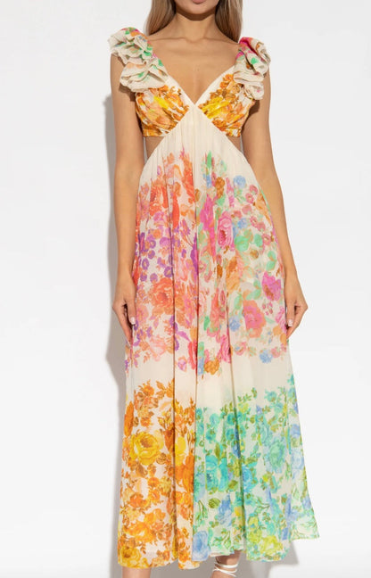 Zomerjurk Luchtig Bloemenpatroon Comfort Chic – Noor
