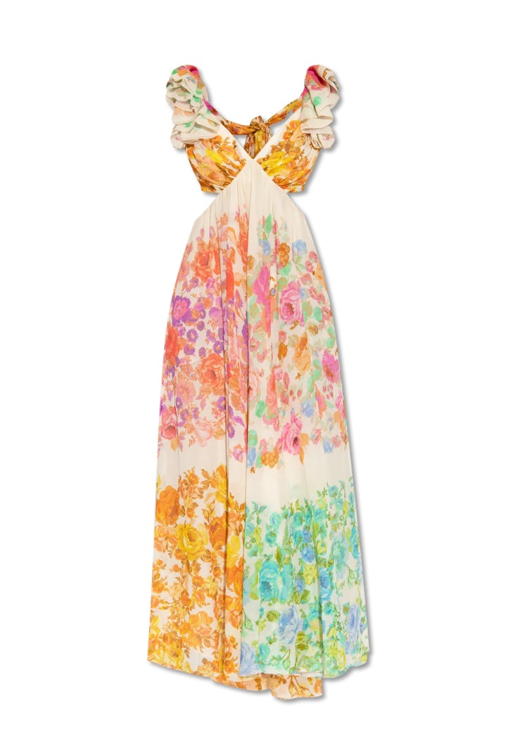 Zomerjurk Luchtig Bloemenpatroon Comfort Chic – Noor