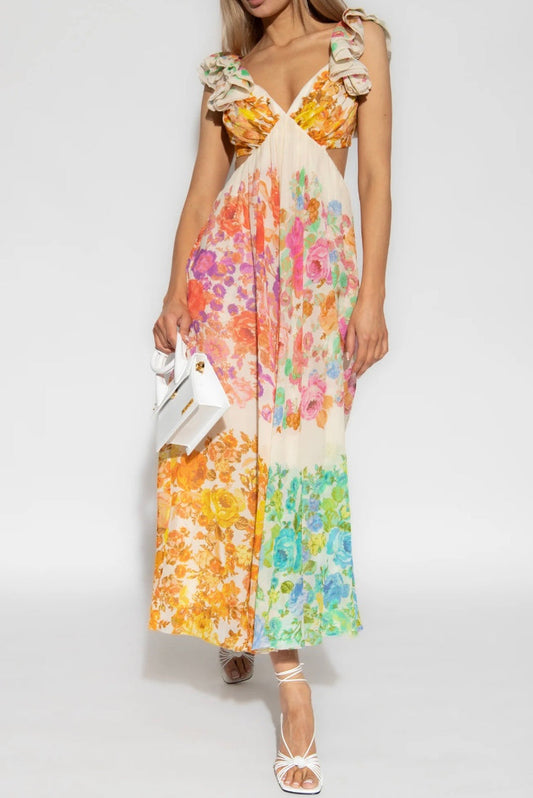Zomerjurk Luchtig Bloemenpatroon Comfort Chic – Noor