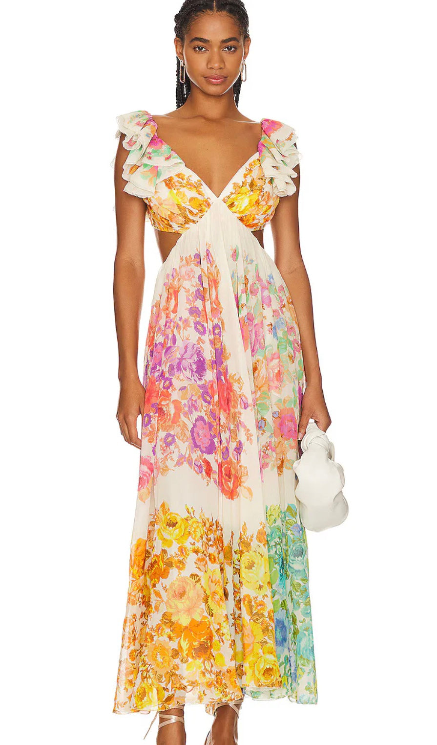 Zomerjurk Luchtig Bloemenpatroon Comfort Chic – Noor