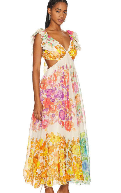 Zomerjurk Luchtig Bloemenpatroon Comfort Chic – Noor