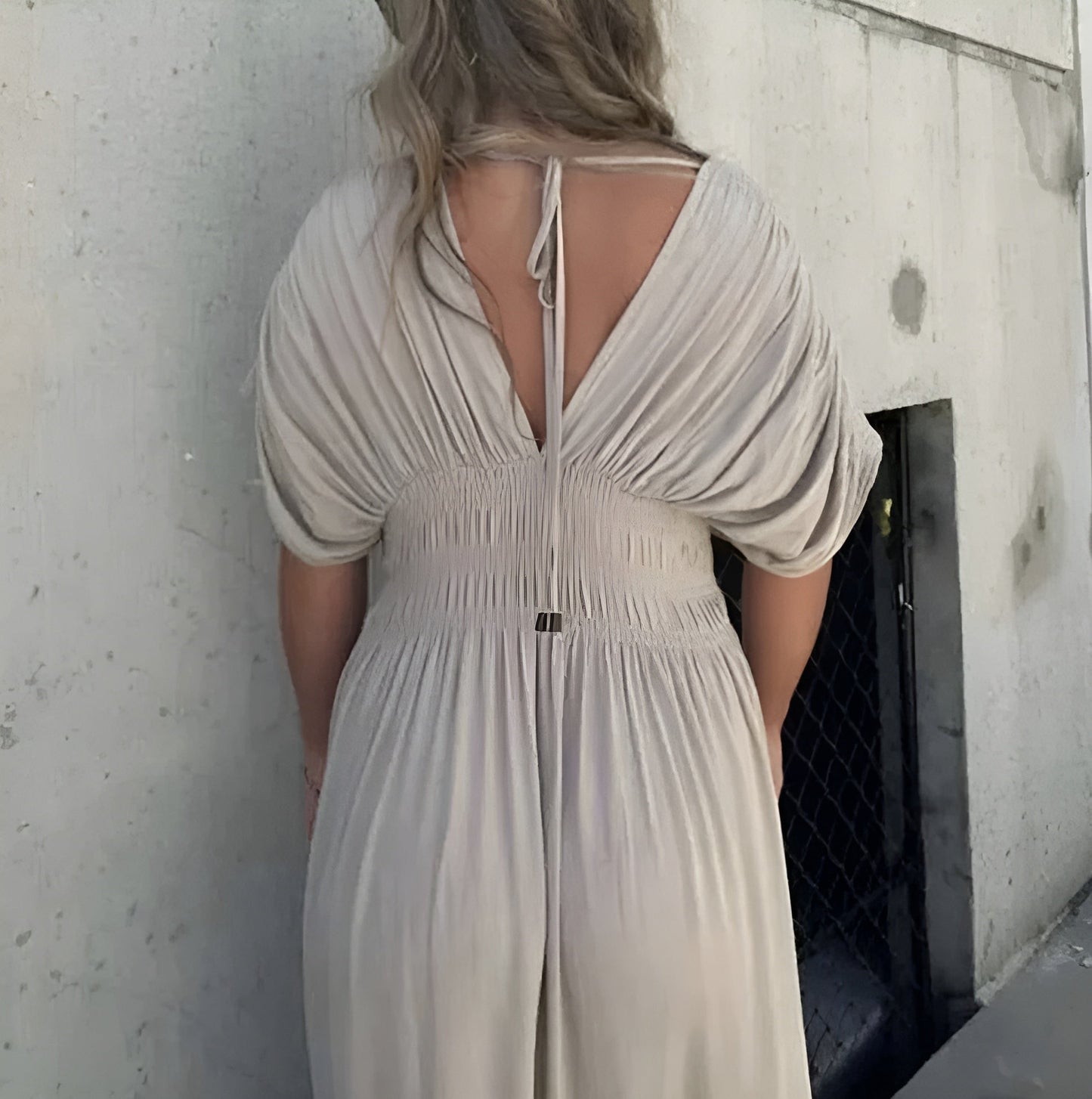 Zomerjurk Maxi Hoge Taille Comfy Pasvorm – Amelía