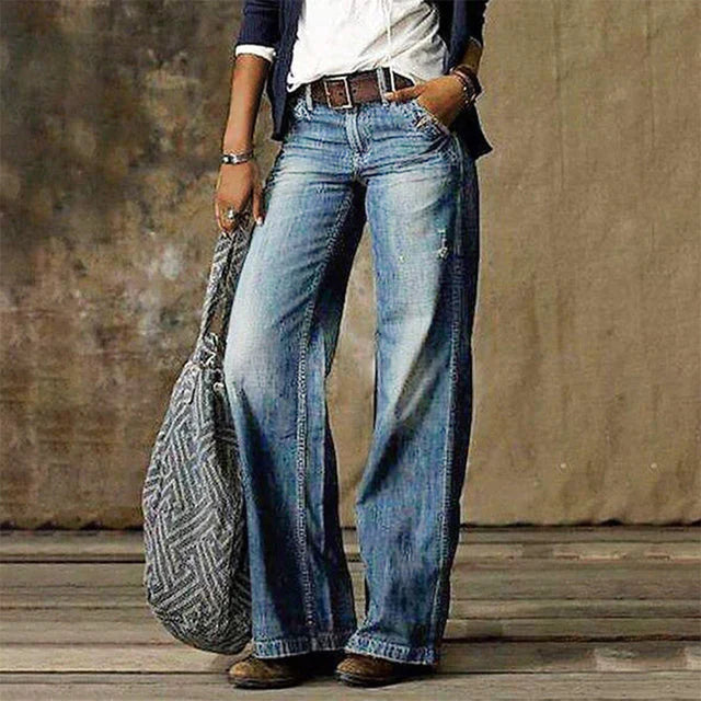 Wijde Pijpen Jeans voor Dames – Sophie
