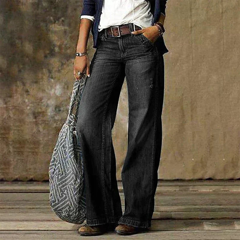 Wijde Pijpen Jeans voor Dames – Sophie