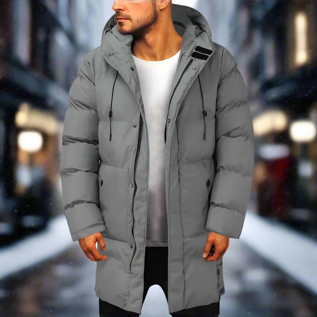 Lange winterjas voor heren | Warm & waterbestendig – Jasper