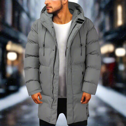 Lange winterjas voor heren | Warm & waterbestendig – Jasper
