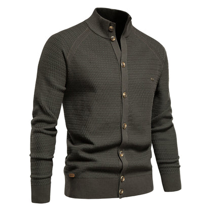 Gebreid heren vest met luxe wolmix – Olivier
