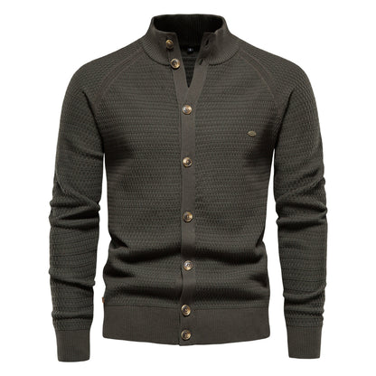 Gebreid heren vest met luxe wolmix – Olivier