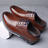 Heren Leren Veterschoenen Oxford Dress Shoes - Harry
