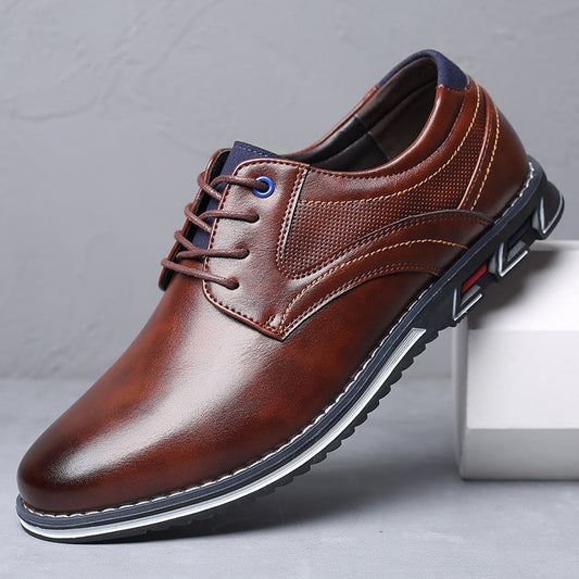Heren Leren Oxford Veterschoenen – Laurent