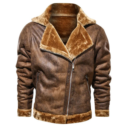 Warme leren winterjas voor heren – Jack