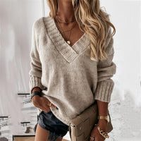 Casual V-hals trui voor dames – Sophie