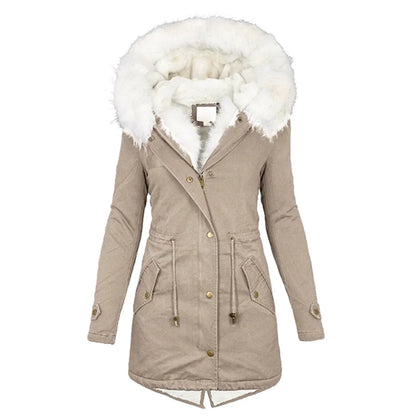 Warme Lange Winterjas voor Stijl en Comfort – Giulia