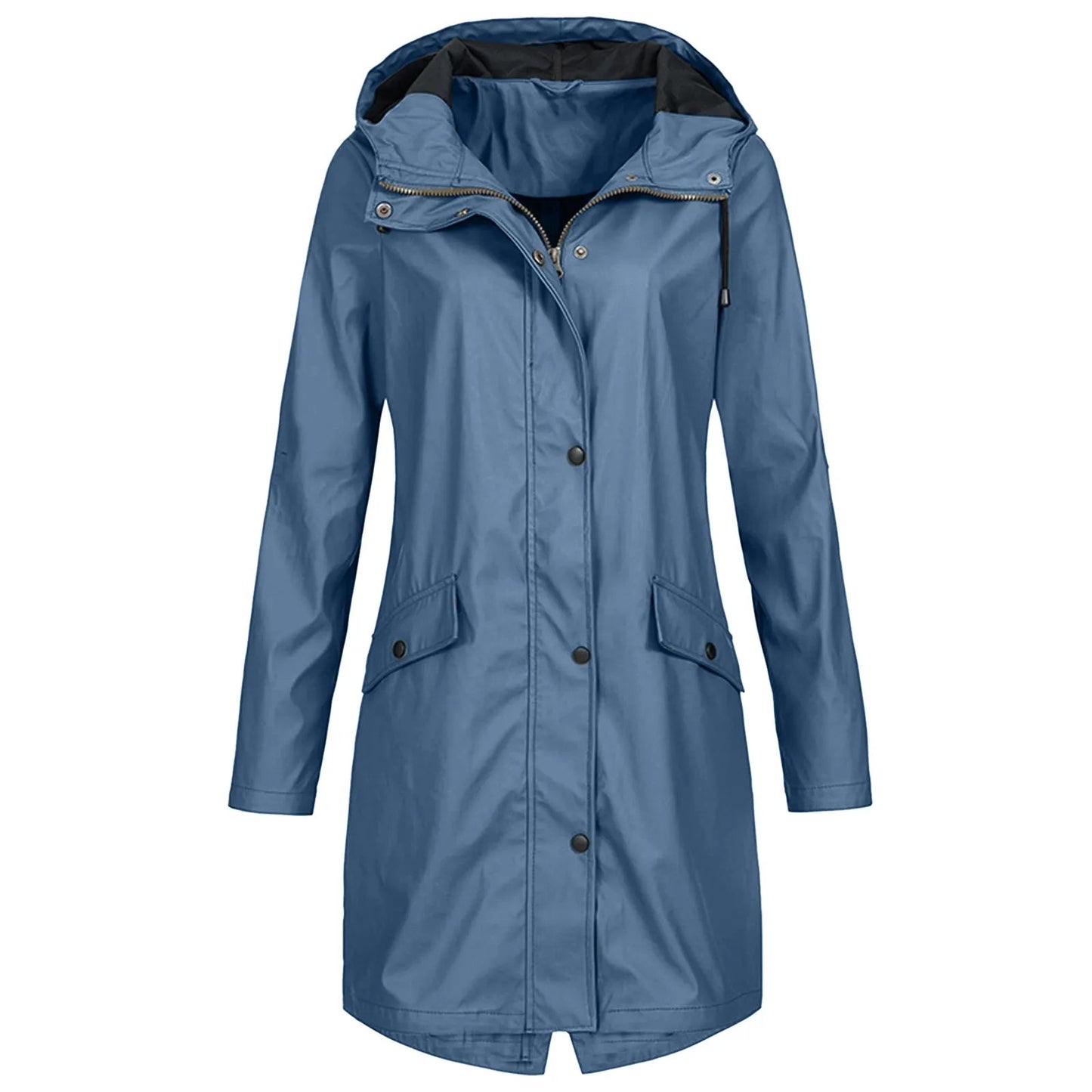 Waterdichte lange regenjas voor dames en heren – Sophie