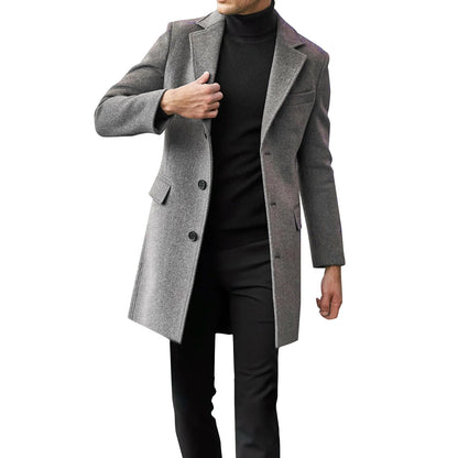 Heren Vintage Lange Trenchcoat – Thomas