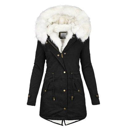 Warme Lange Winterjas voor Stijl en Comfort – Giulia