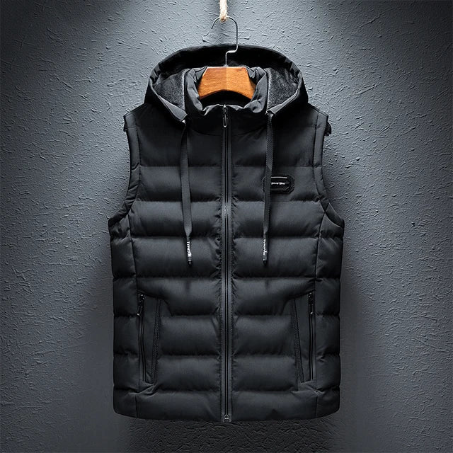 Heren Warme Hooded Waistcoat – Matteo
