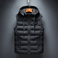 Heren Warme Hooded Waistcoat – Matteo