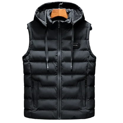 Heren Warme Hooded Waistcoat – Matteo