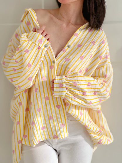 Luchtige mousseline blouse voor vrouwen – Isa