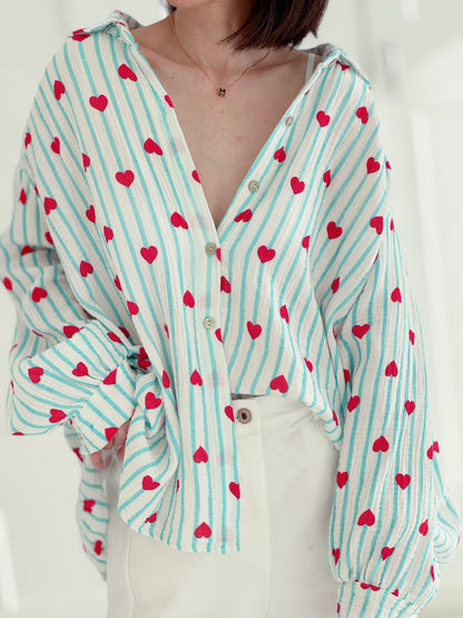 Luchtige mousseline blouse voor vrouwen – Isa