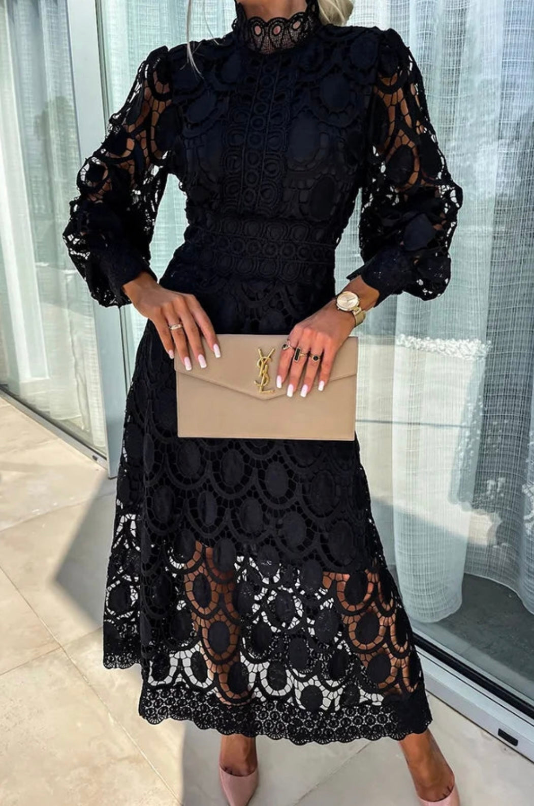 Midi Jurk met Elegante Pasvorm voor Dames – Charlotte