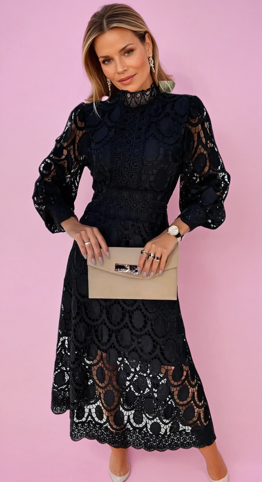 Midi Jurk met Elegante Pasvorm voor Dames – Charlotte