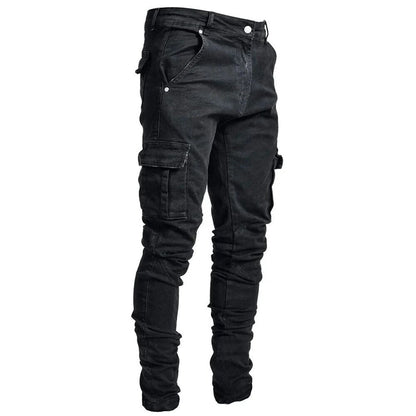 Comfortabele Stretchy Denim Cargo Broek met Zakjes voor Heren - Levi