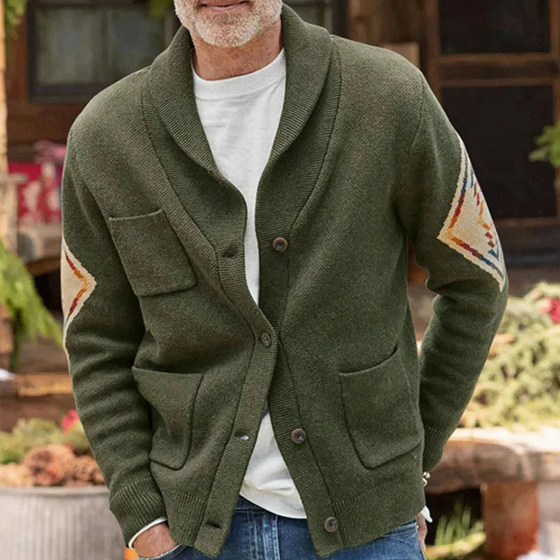 Gebreide cardigan voor herfst en winter – Adam