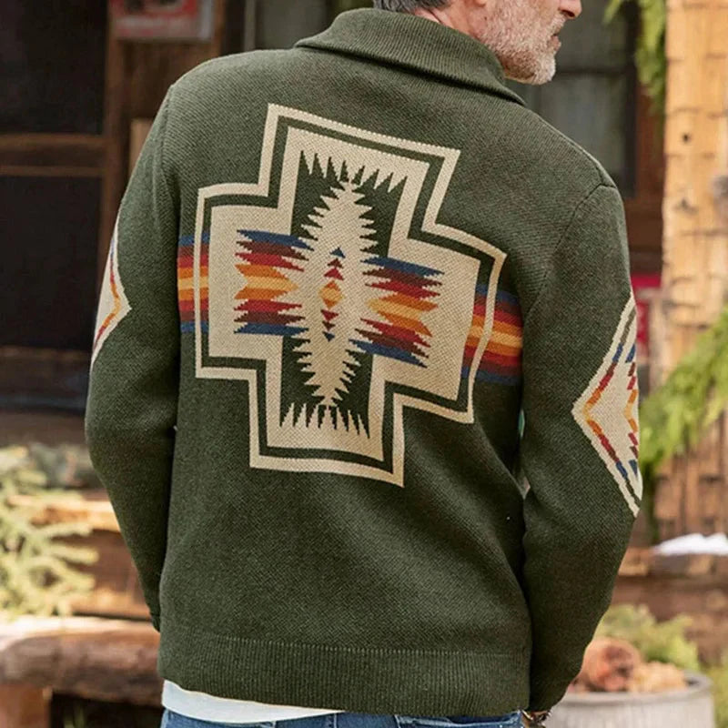 Gebreide cardigan voor herfst en winter – Adam