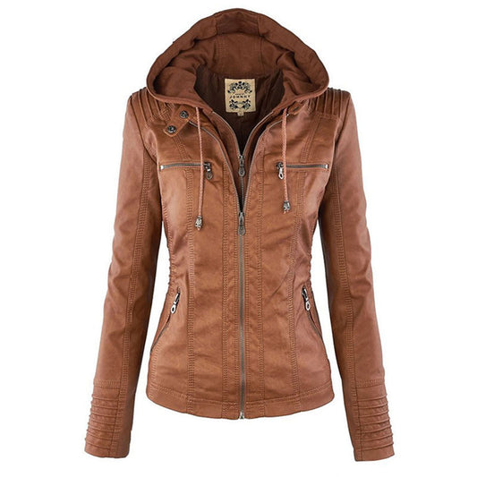 Leren damesjas met moderne snit en comfort – Sophie