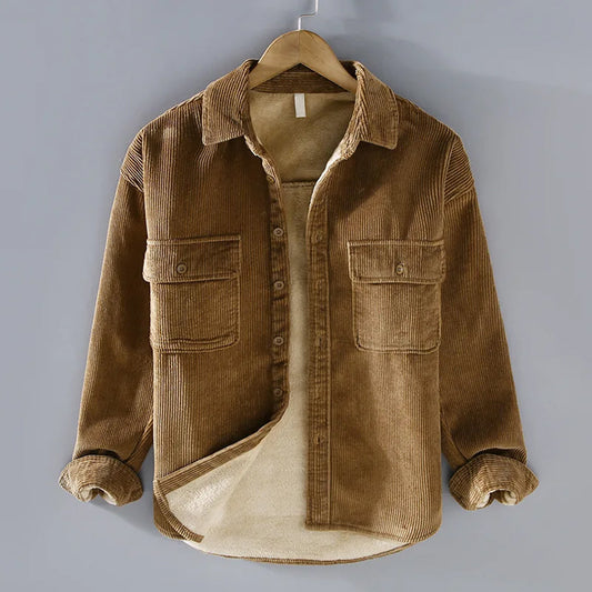 Heren Katoenen Winter Overhemd – Lucas