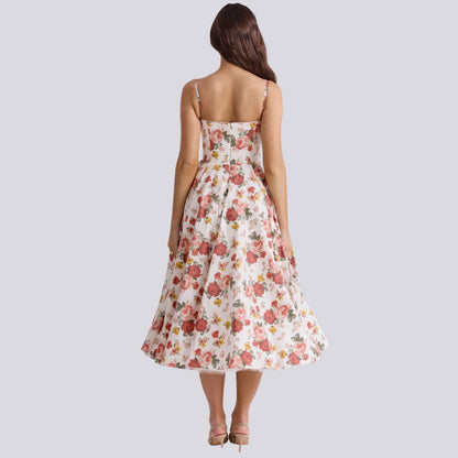 Tule avondjurk dames verstelbaar elegant met zakken – Bellarose