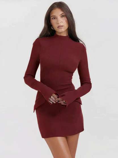 Elegante Aansluitende Mini Jurk voor Dames – Francina