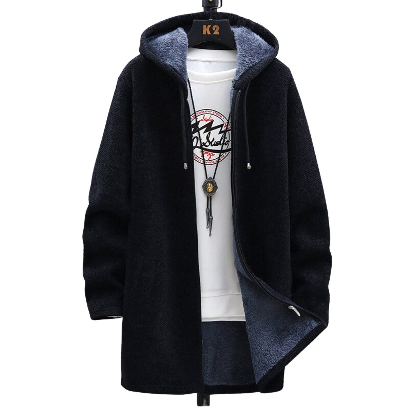 Warme en elegante hoodie met zakken en capuchon – Laura