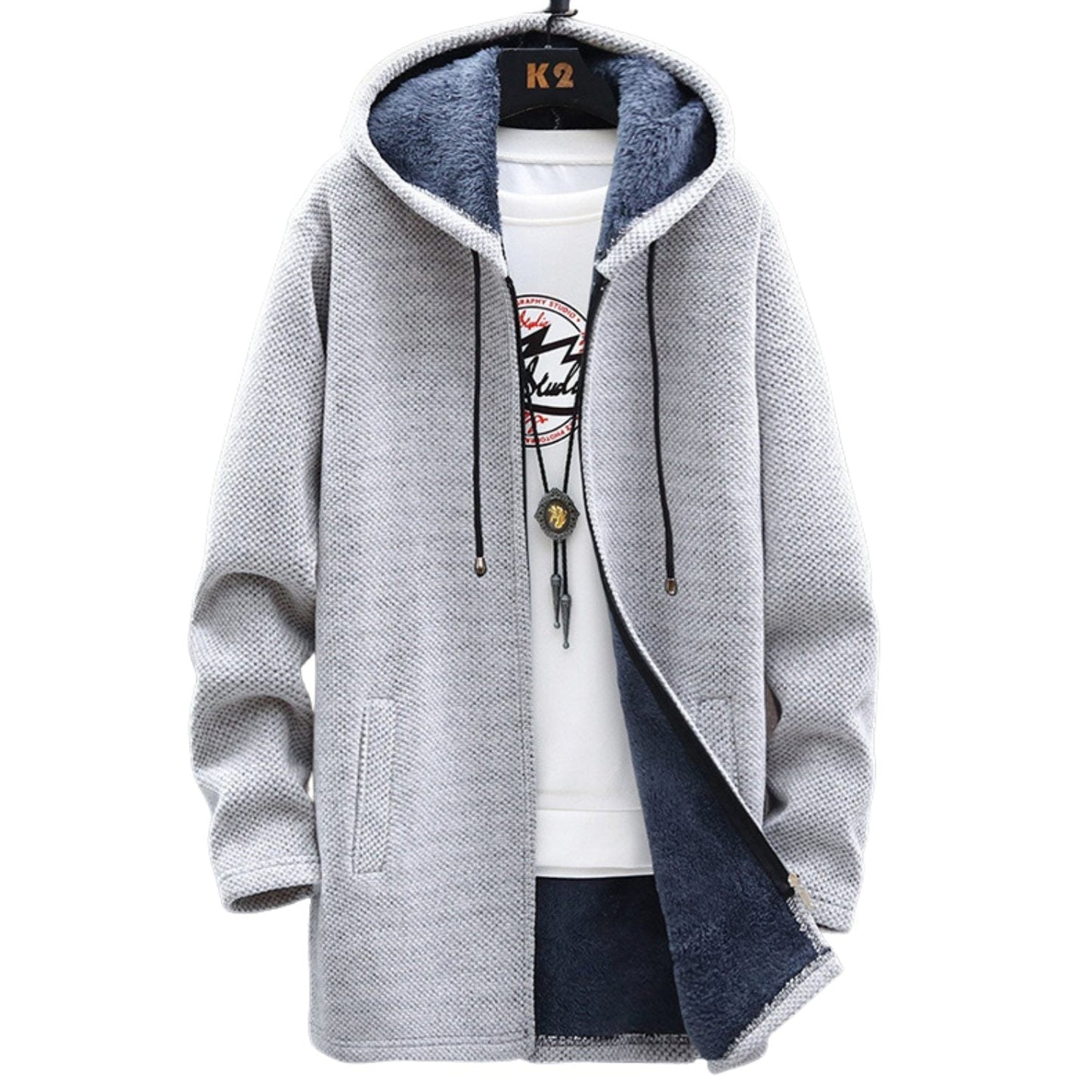 Warme en elegante hoodie met zakken en capuchon – Laura