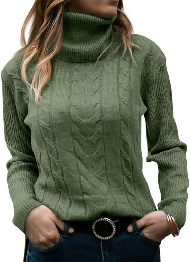Warme Coltrui met Gedraaid Garen voor Winter – Odette