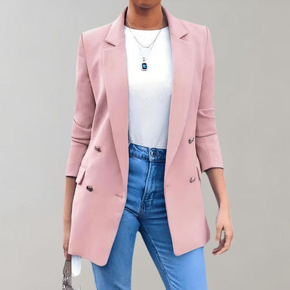 Damesblazer met getailleerde pasvorm voor werk & casual – Sophie