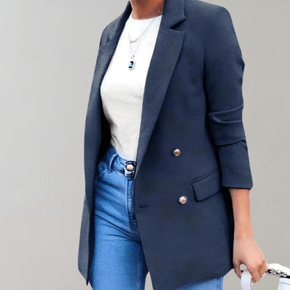 Damesblazer met getailleerde pasvorm voor werk & casual – Sophie