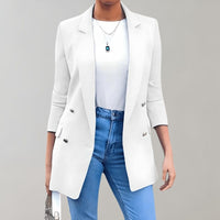 Damesblazer met getailleerde pasvorm voor werk & casual – Sophie