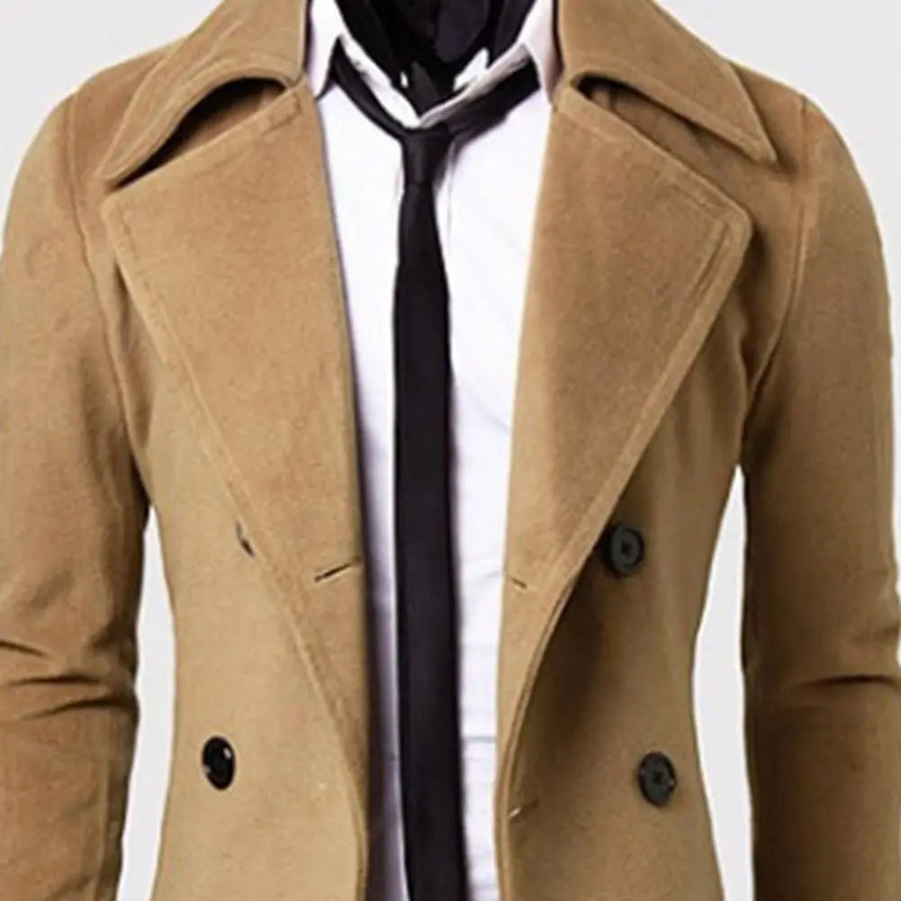 Britse Winddichte Trenchcoat met Dubbele Rij Knopen – Hugo