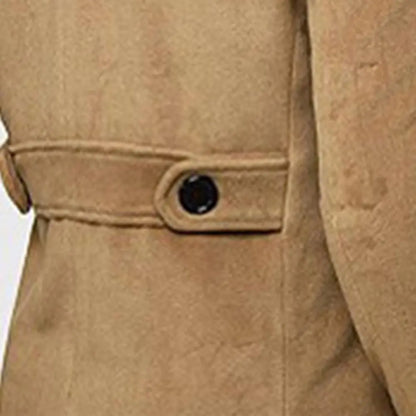 Britse Winddichte Trenchcoat met Dubbele Rij Knopen – Hugo