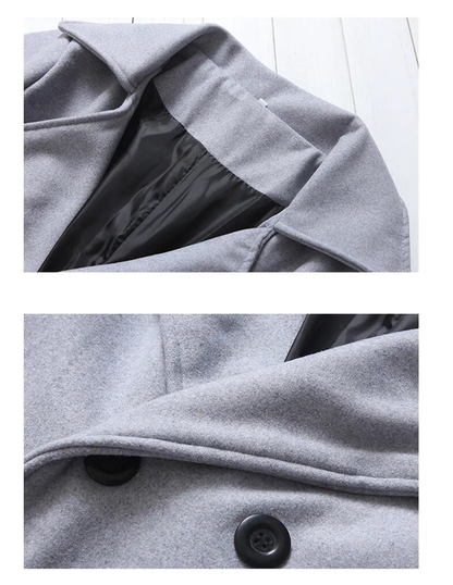 Britse Winddichte Trenchcoat met Dubbele Rij Knopen – Hugo