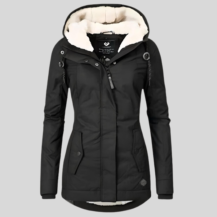 Lange waterdichte winterjas voor dames – Sophie