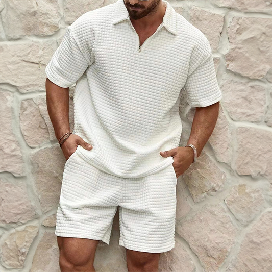 Luxe Zomerset voor Mannen – Polo Shirt en Short – Felix