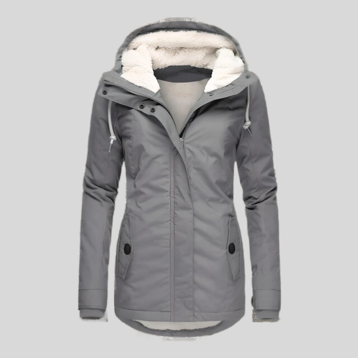 Lange waterdichte winterjas voor dames – Sophie